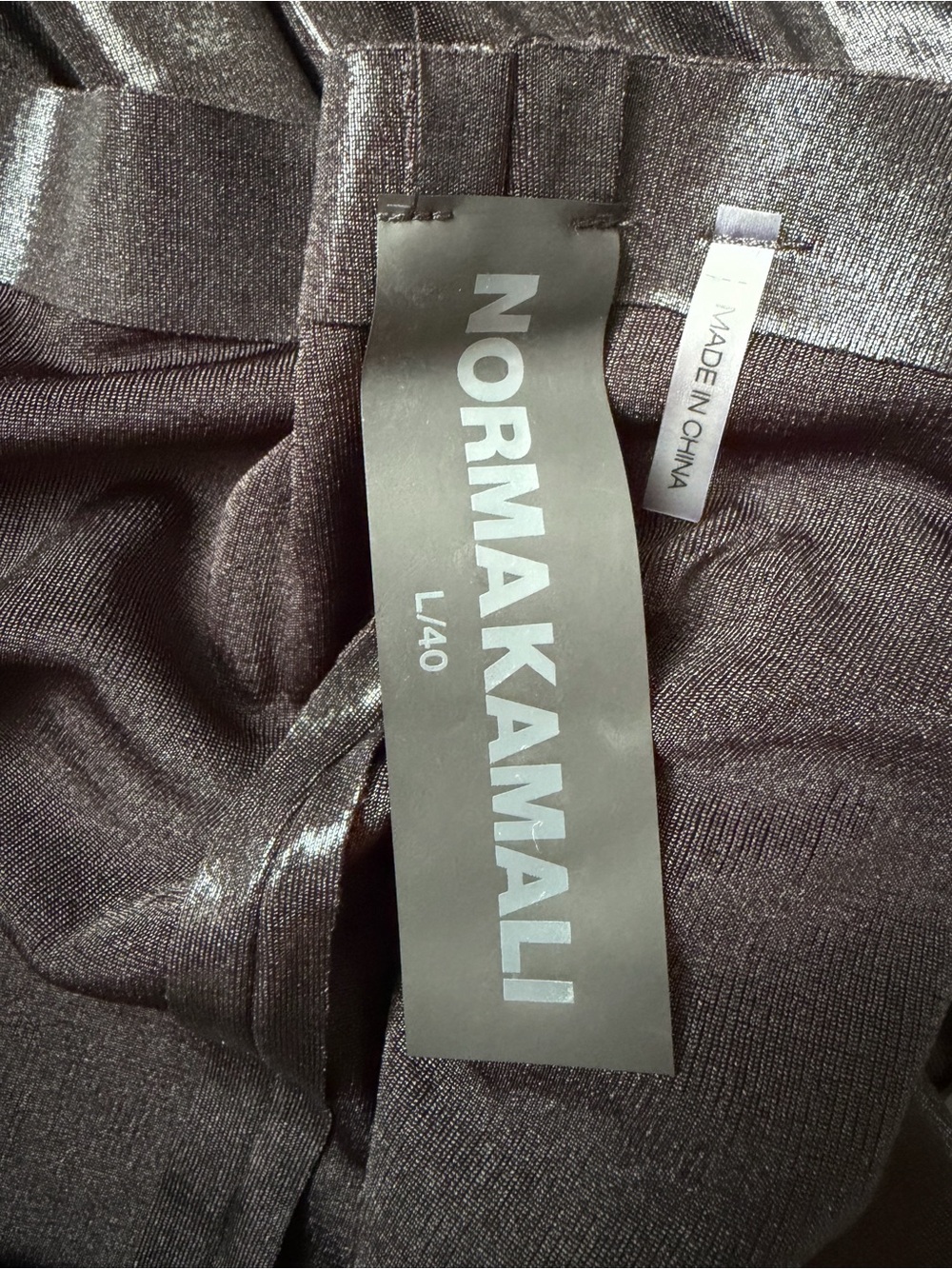 Norma Kamali Black Halter Turtleneck Side Slit Gown Large NWT - Picture 5 of 6